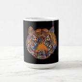 Tigers Head Mousemat Kaffeetasse (Mittel)