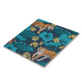 Tigers in the yellow lotus pond fliese (Seite)