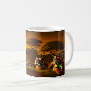 Tigers just Chillin' Kaffeetasse