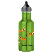 Tigers Kinder Big Cats Wasserflasche mit Namen (Rechts)