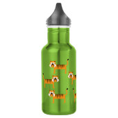 Tigers Kinder Big Cats Wasserflasche mit Namen (Links)