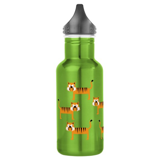 Tigers Kinder Big Cats Wasserflasche mit Namen (Links)