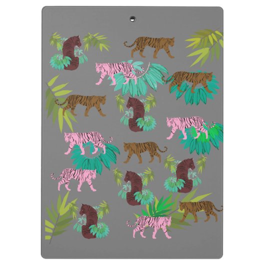 Tigers Klemmbrett (Rückseite)