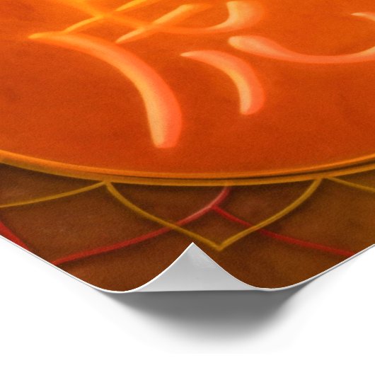 TIGERS LIEBE BLUME POSTER (Ecke)