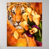 TIGERS LIEBE BLUME POSTER (Vorne)