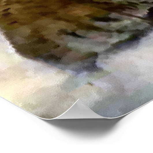 Tigers Lovers Art Poster (Ecke)