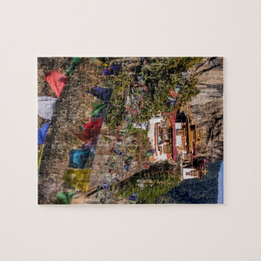 Tiger's Nest Kloster, Bhutan Puzzle (Horizontal)