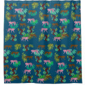 Tigers Pattern Duschvorhang (Vorderseite)
