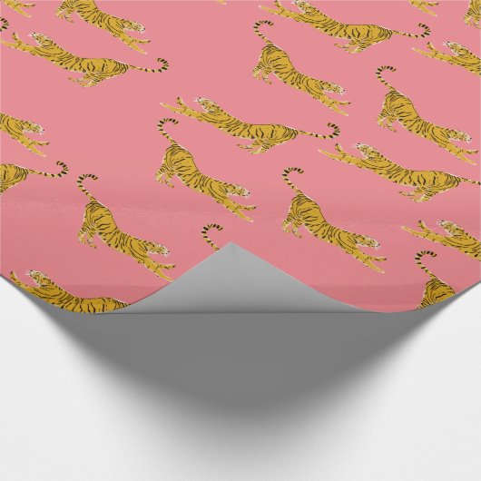 Tigers Pattern Geschenkpapier (Ecke)