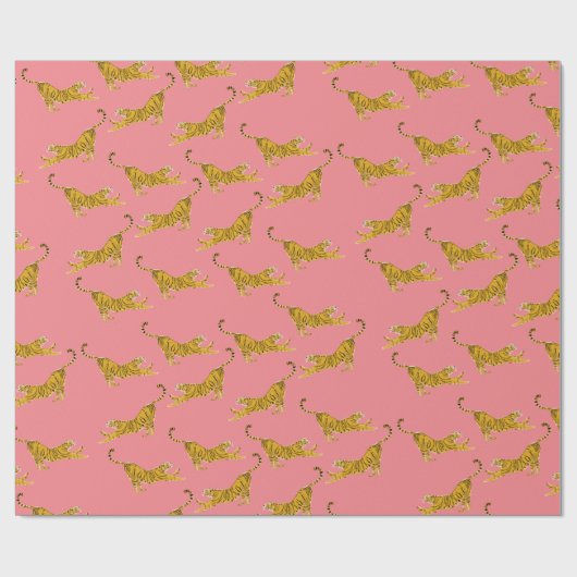 Tigers Pattern Geschenkpapier (Flach)