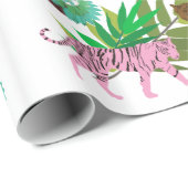 Tigers Pattern Geschenkpapier (Rolleneckpunkt)