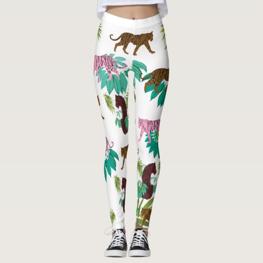 Tigers Pattern Leggings (Vorderseite)