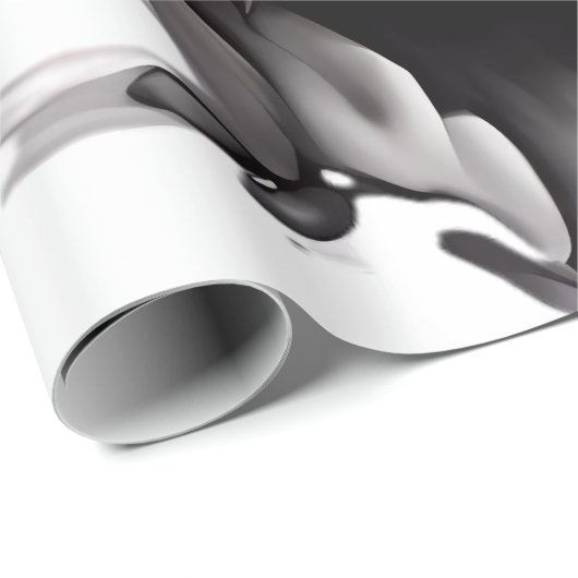 Tigers Portrait mit Atemberaubendem Design Geschenkpapier (Rolleneckpunkt)