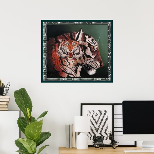 Tigers Poster (Heimbüro)