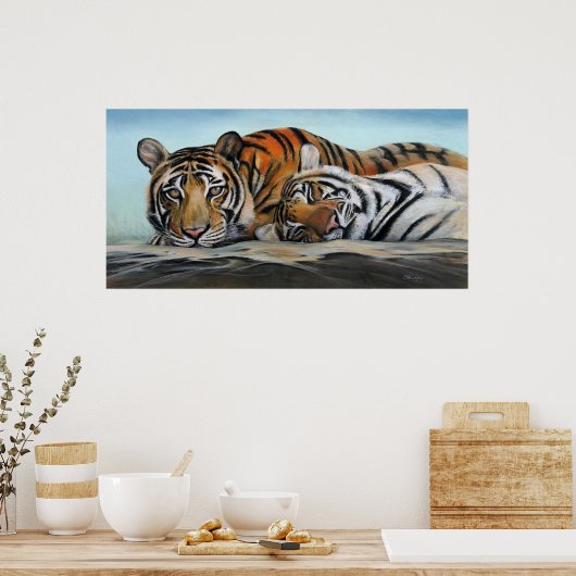 Tigers Poster (Küche)
