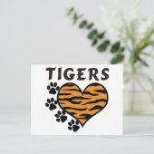 Tigers Postkarte (Stehend Vorderseite)
