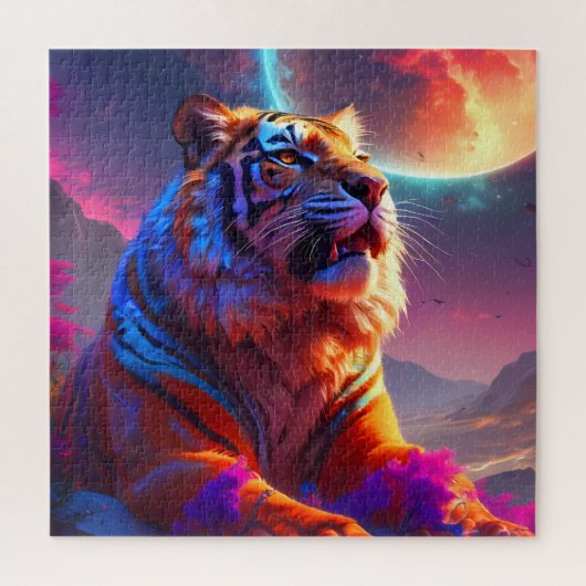 Tigers Psychedelic Dreams Puzzle (Vertikal)