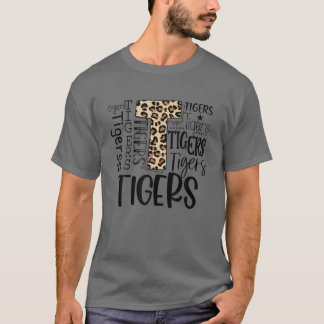 Tigers School Sports Fan Team Spirit Mascot Niedli T-Shirt