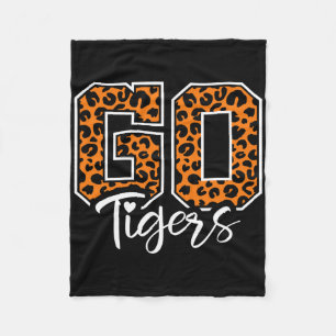 Tigers Schul-Sport-Fan-Teamgeist-Maskottchen Cute  Fleecedecke