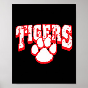 Tigers Schulgeist Zurück zur Schule R Poster