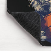 Tigers Sketll Spieltag Mousepad (Ecke)