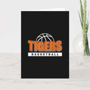 Tigers Sketll Team - Tiger Maskottchen Sport Gesch Karte