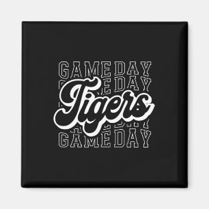 Tigers Sportmaskottchen - Für Tigers Team Football Magnet