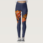 Tigers Sports Football Basketball Baseball Legging Leggings (Vorderseite)
