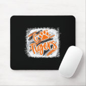 Tigers Swash Schulgeist Orange Schwarze Fußball S Mousepad (Mit Mouse)