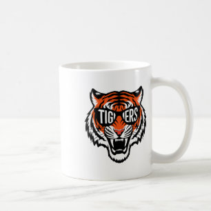 Tigers Vintager Sportname Design Männer Frauen Mäd Kaffeetasse