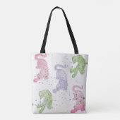 Tigers Wasserfarbmuster Tasche (Rückseite)