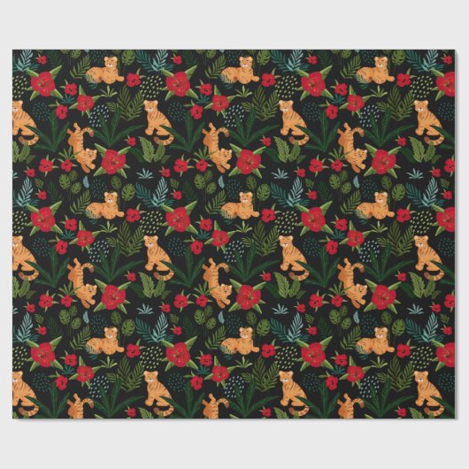Tigers Wrapping Paper Geschenkpapier (Flach)