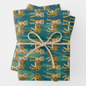 Tigers Wrapping Paper Sheets Geschenkpapier Set (Beispiel)