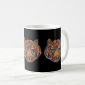 Tigerschädel-Tasse Kaffeetasse (VorderseiteRechts)