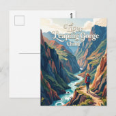 Tigerschlucht China Postkarte (Vorne/Hinten)