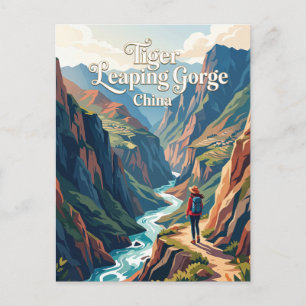 Tigerschlucht China Postkarte