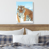 Tigerschneegebirge Winterlandschaft Foto Leinwand (Insitu (Schlafzimmer))