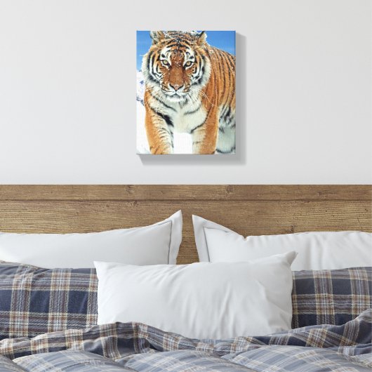 Tigerschneegebirge Winterlandschaft Foto Leinwand (Insitu (Schlafzimmer))