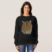Tigerschutz Vintage-Design Sweatshirt (Vorne ganz)