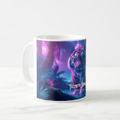 Tigerseele Kaffeetasse (Vorderseite Links)