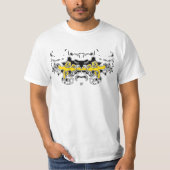 Tigerskizze (gelb) T-Shirt (Vorderseite)
