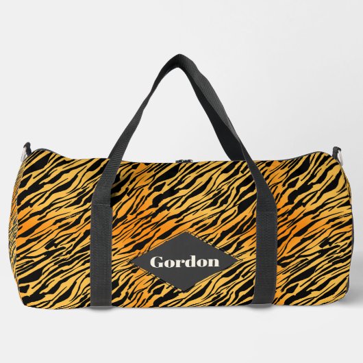 Tigerstreifen Duffle Bag (Vorderseite)