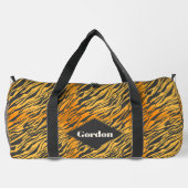 Tigerstreifen Duffle Bag (Rückseite)