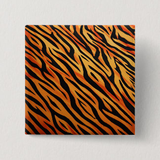 Tigerstreifen Fellmuster Button