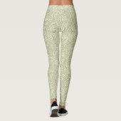 Tigerstreifen für grüne Tiere Leggings (Rückseite)