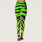Tigerstreifen für Grüne und Schwarze Leggings (Rückseite)