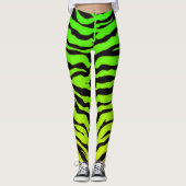 Tigerstreifen für Grüne und Schwarze Leggings (Vorderseite)