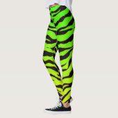 Tigerstreifen für Grüne und Schwarze Leggings (Links)