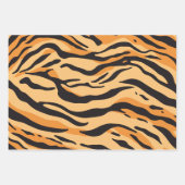 Tigerstreifen Geschenkpapier Set (Vorderseite 3)
