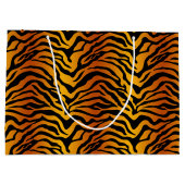 Tigerstreifen Große Geschenktüte (Rückseite)